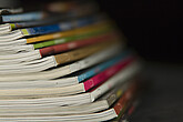 Image stack of magazines